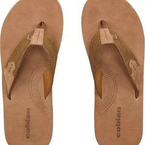 NWT Cobian Mens Lazo Sandals, Tan, $65, Size 11